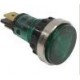 Lampa indicator pilot verde 230V cap Ø13.5mm orificiu Ø12mm 120°C #017677