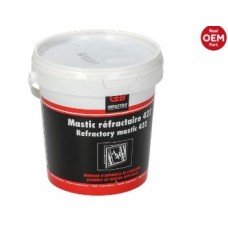 Mastic de etansare refractar negru rezistent la temperaturi inalte +1300°C GEB 800g #3092180