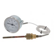 Termometru alb ø 60mm 0-120°C bulb ø 6x84mm TELE-THERMOMETER: #3441018