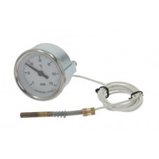 Termometru alb ø 60mm 0-120°C bulb ø 6x34mm TELE-THERMOMETER: #3441066