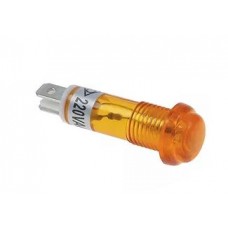 Lampa indicator luminos culoare galben ø14mm 220V #360621