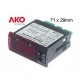 Controler electronic / termostat digital 12Vac/Vdc 3 relee 2 sonde NTC AKO AKOTIM-15ARTEB #379370