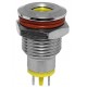 Lampa indicator martor / lampa de prezenta de panou 220V 12x20mm galben #67111