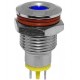 Lampa indicator martor / lampa de prezenta de panou 220V 12x20mm metalic albastru #67113