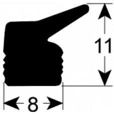 Garnitura capac silicon 11x8x20mm #900965