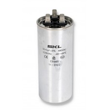 Condensator (capacitor) pornire motoare / functionare aer conditionat 50+6µF SKL 450V 50/60HZ Ø50x120mm #CAP403UN