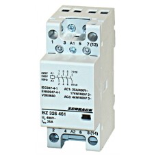 Contactor modular 25A, 4NO, 220-240V 50Hz SCHRACK #BZ326461