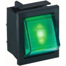 Buton verde 16A, 250V #3319158