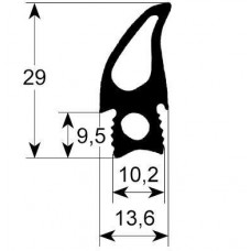 Garnitura cuptor profil 2720 latime 480mm lungime 540mm dimensiuni exterioare 6 x 1/1 #900090