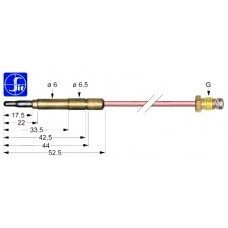 Termocupla SIT M8x1 1200mm #107604