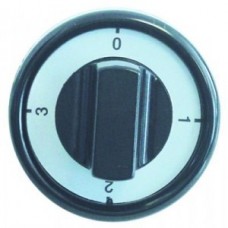 Buton comutator cu 4 pozitii, ø 76 mm, ax ø 6x4,6 mm, MBM #110807