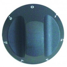 Buton comutator cu 7 pozitii (0-6), ø 67 mm, ax ø 6x4.6 mm #110994