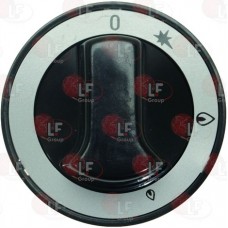 Buton negru cu gradatie Ø72MM   #3241085