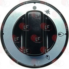 Buton negru cu gradatie Ø70MM   #3241871