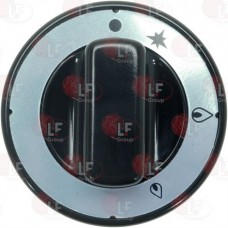 Buton negru cu gradatie Ø70MM   #3241872