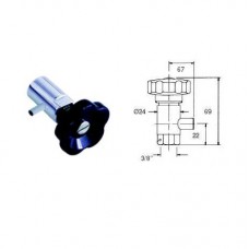 Supapa de nivel, FI 3/8", MBM #540206