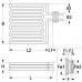 Rezistenta 15000W, 400V, 305mmx290mmx34mm, 3 circuite incalzire, L flansa19.5mm #416059