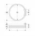 Rezistenta 9000W 230V incalzire 3 circuite ø 407mm ED lø 420mm L 443mm Inaltime 105mm l 107mm #418374