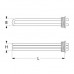 Rezistenta 3000W, 230V, 3 circuite incalzire, L=270mm #415406