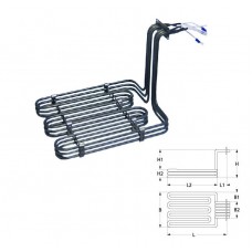 Rezistenta friteuza 3750W, 230/400V, 3 circuite incalzire, L=284mm #415743