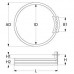 Rezistenta 9000W, 230V, 535mmx130mm, 3 circuite incalzire ID ø504mm, ED ø516mm #415913