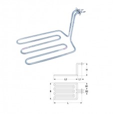 Rezistenta electrica 3200W, 230V 1 circuit 290mm #418643