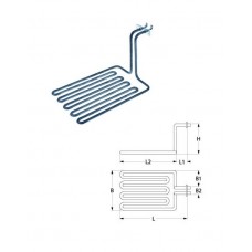 Rezistenta friteuza 3280W 230V 320x190x170mm #418818