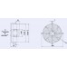 Ventilator axial industrial aspiratie 200mm 220V 0,21A 9,5/40W 1400r/min 1.5 μf/450V YWF4E-200S #YWF4E-200S